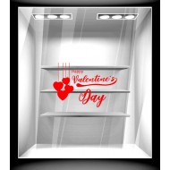 Αυτοκόλλητο βιτρίνας - Αγίος Βαλεντίνος 68